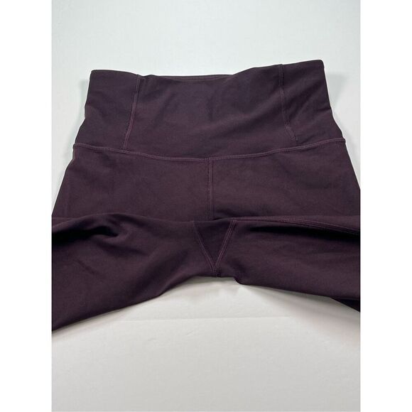 Lululemon Zoned In Tight 27" Inseam Garnet Deep Purple Reflective Size 6 5BBNS - Picture 10 of 12